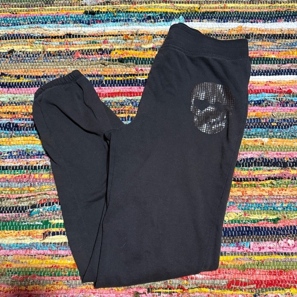 Vintage Y2K No Boundaries Skull Tapered Sweatpants – Size Medium - Picture 2 of 4
